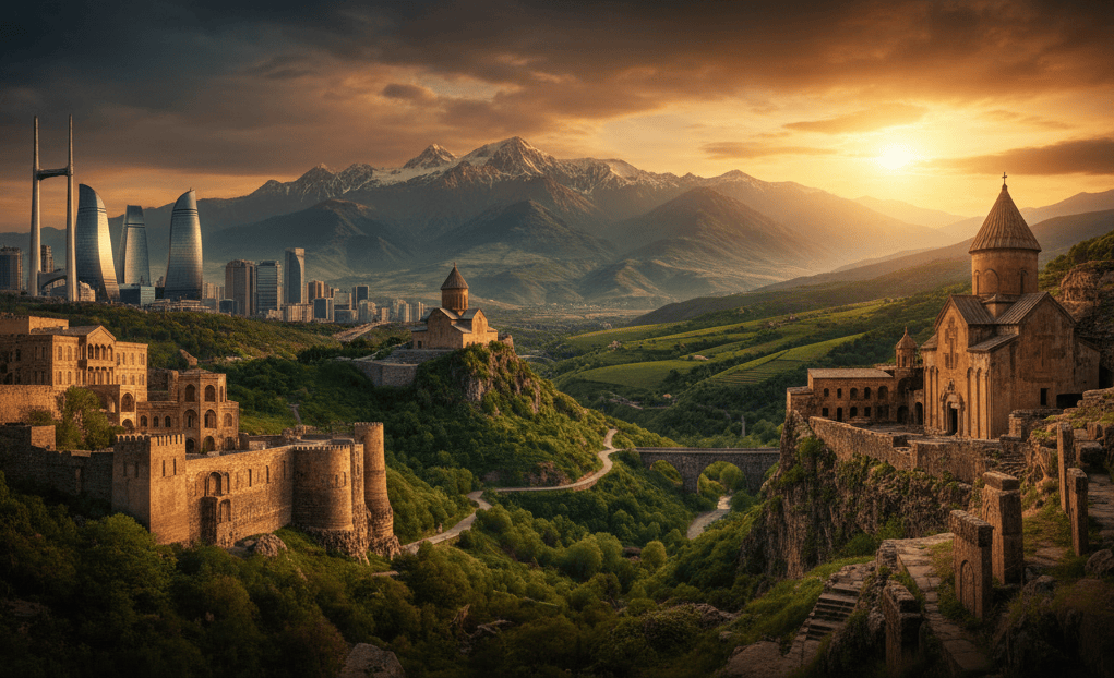 Azerbejdžan, Gruzija, Jermenija image