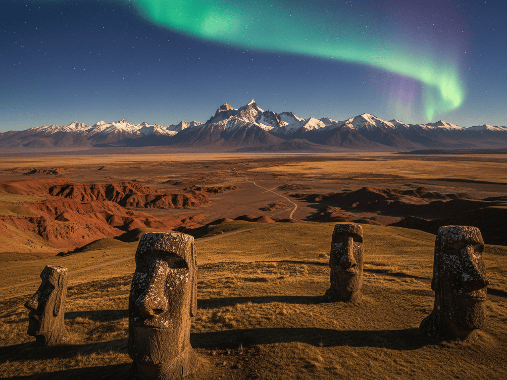 Peru, Čile, Uskršnje ostrvo, Argentina image