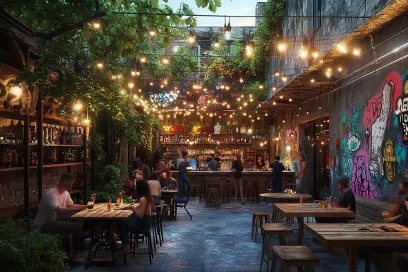 Szimpla Kert ruin pub u Budimpešti