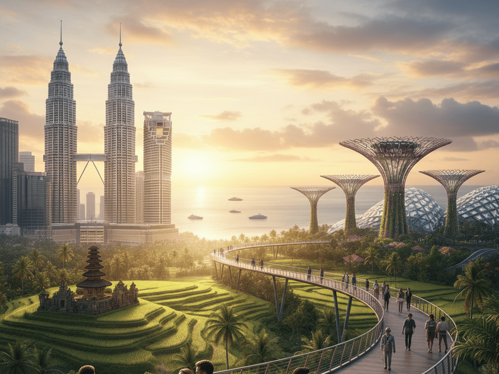 Singapur, Bali, Malezija image